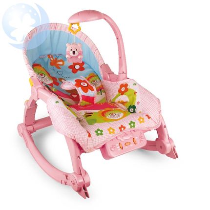婴儿摇摇椅安抚椅哄娃神器宝宝躺椅新生儿摇椅哄睡觉带娃摇摇床小