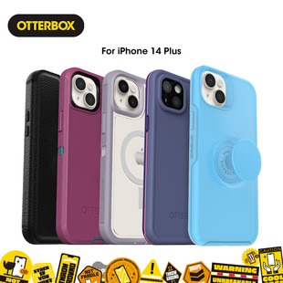 14Plus 美国OtterBox适用苹果iPhone 15Plus手机壳磁吸Magsafe多功能防摔抗震情侣手机壳14手机 一降到底