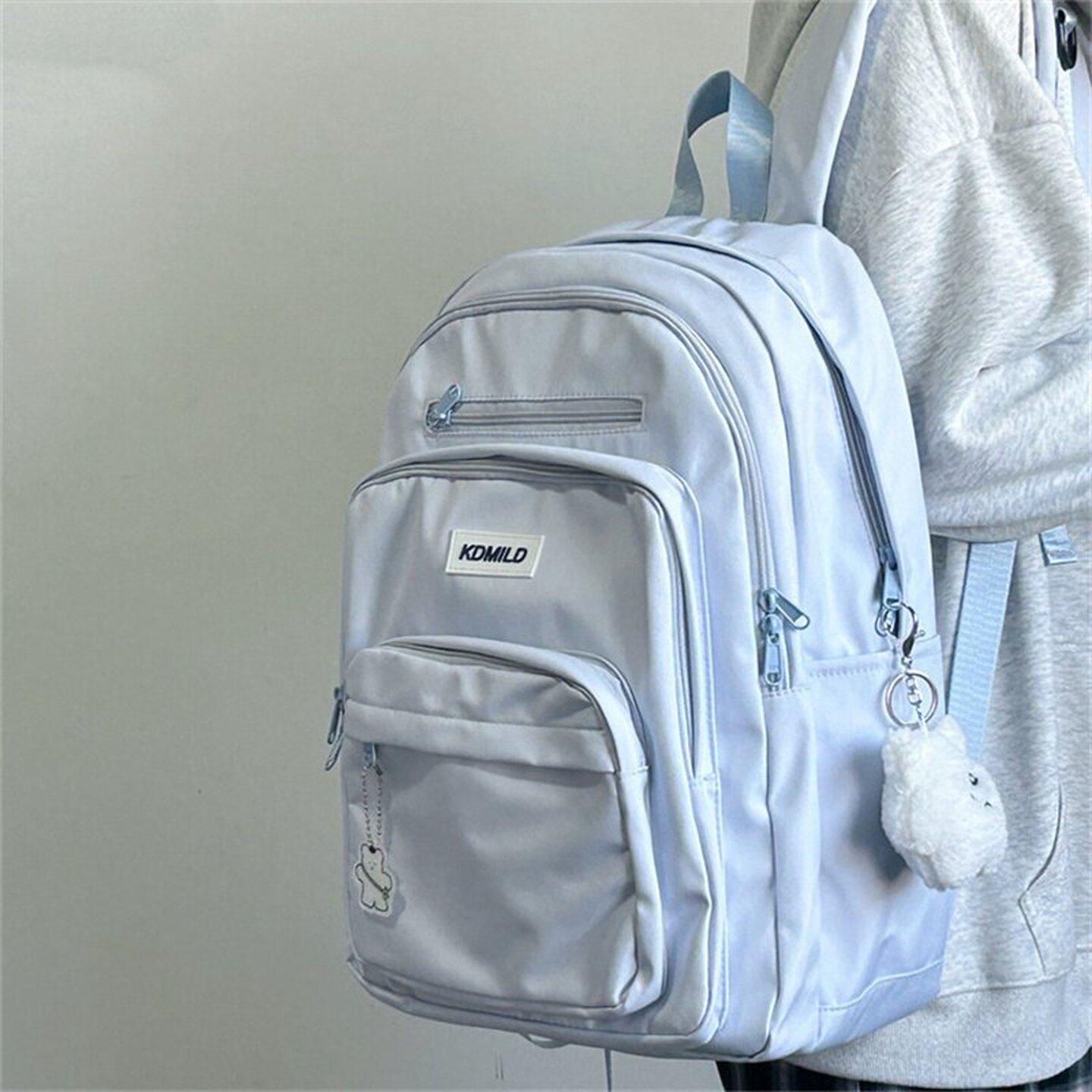 法国ZAMP正品护脊减负双肩包初高中大学生大容量书包旅行轻便背包