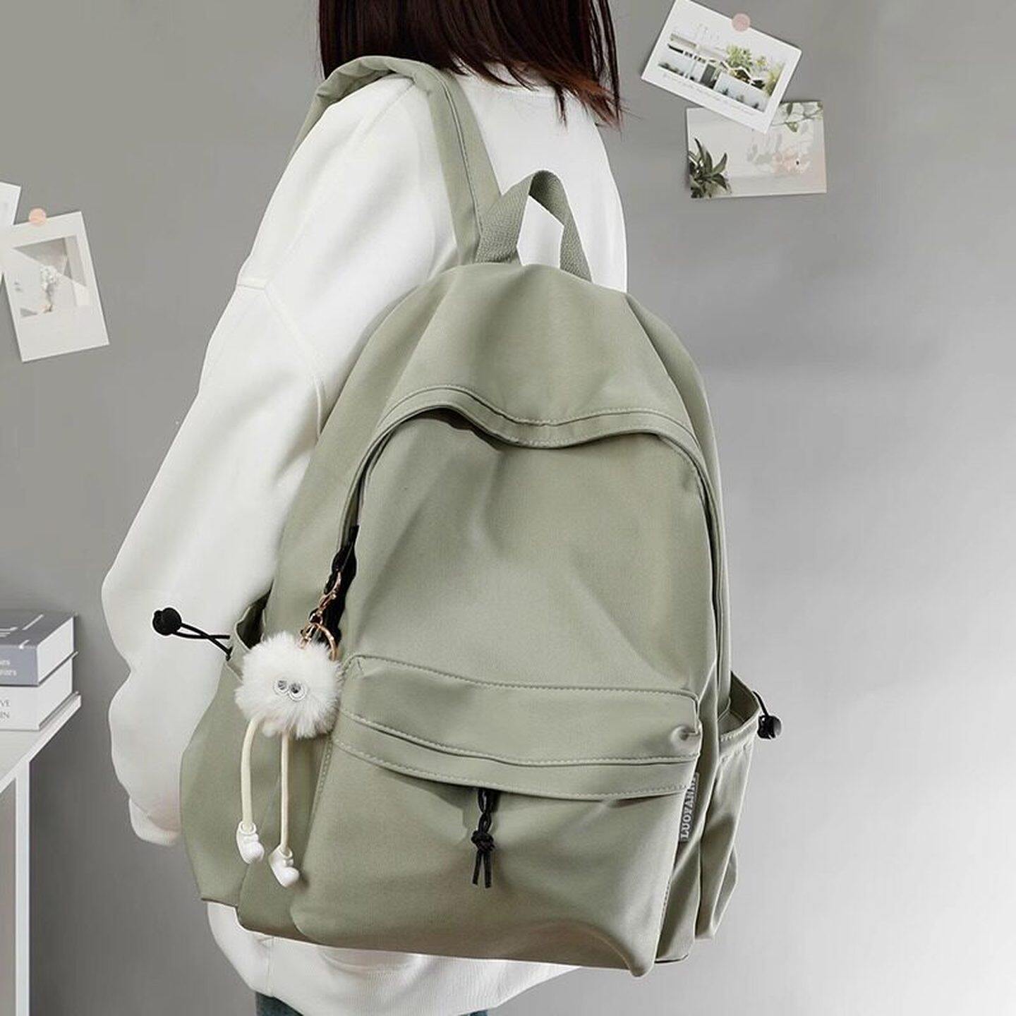 法国ZAMP书包初中高中生背包男青少年女孩简约轻便大容量双肩包女