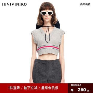 JANE 新款 PLUS 2023春季 针织背心 小众设计 VVNK