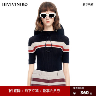 套头衫 VVNK 短款 PLUS小众设计中袖 JANE