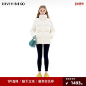 IIIVIVINIKO设计师品牌冬季 新品 宽松H型鹅绒羽绒服女R349148071D