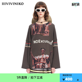 卫衣 PLUS小众设计直身直袖 VVNK JANE