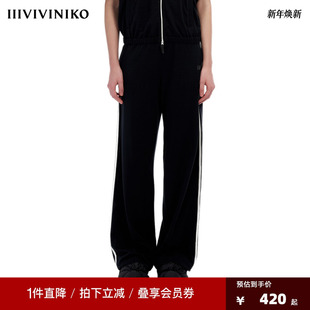 子女M334801359A 运动感松紧腰阔脚裤 IIIVIVINIKO 干爽纱线纺织