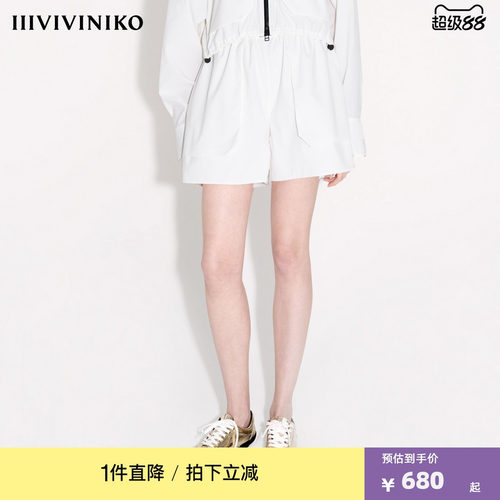 VVNK JANE PLUS夏季新款户外感运动休闲短裤子女J420865021C