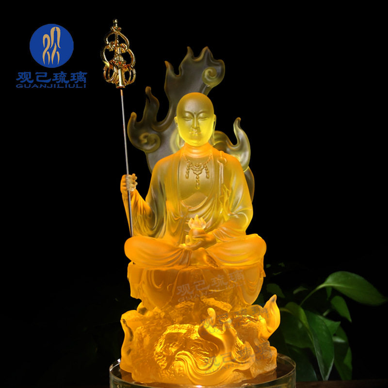 地藏王菩萨桌面佛像观己琉璃