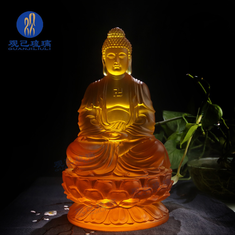 释迦摩尼佛佛堂寺院佛像观己琉璃