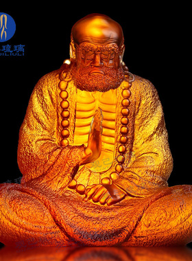 达摩佛像寺庙菩提达摩观己琉璃