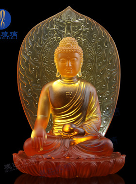 佛堂释迦摩尼佛观己琉璃