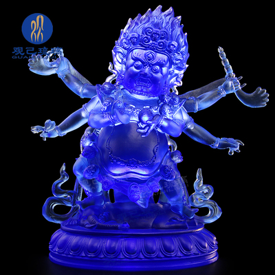 观己琉璃六臂玛哈嘎拉琉璃大黑天
