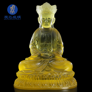 琉璃毗卢观音普济寺毗卢像供奉观音菩萨佛像供奉佛堂摆设摆件坐像