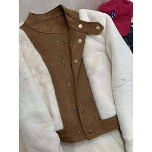 短套款绒加外女秋冬TWU新款02版5子爆款韩休闲2流加行小个夹IHU克