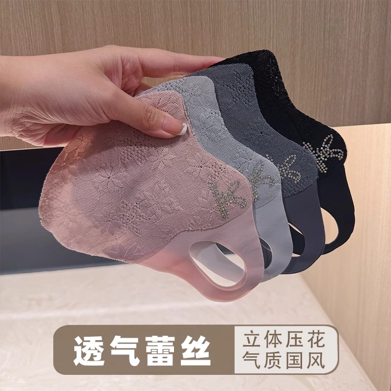 美国NASA联名蕾丝防晒口罩女夏季