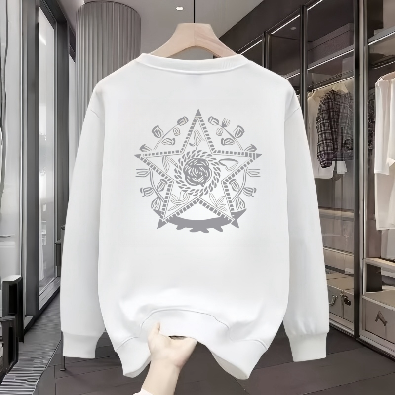 【一折专区】奥特莱斯秋冬新款重磅潮流圆领套头卫衣大码衣简约