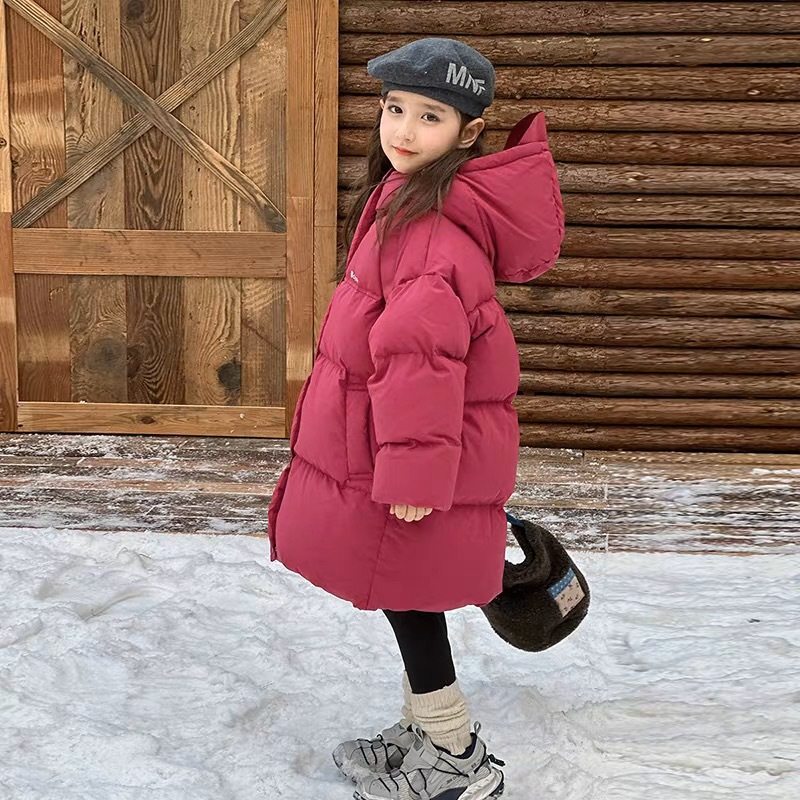 女童冬季羽绒棉服2025新款加长款棉衣加厚棉袄棉衣女孩休闲外套潮,童装/婴儿装/亲子装,棉袄/棉服,淘宝优惠券,粉丝福利购,淘宝优惠卷