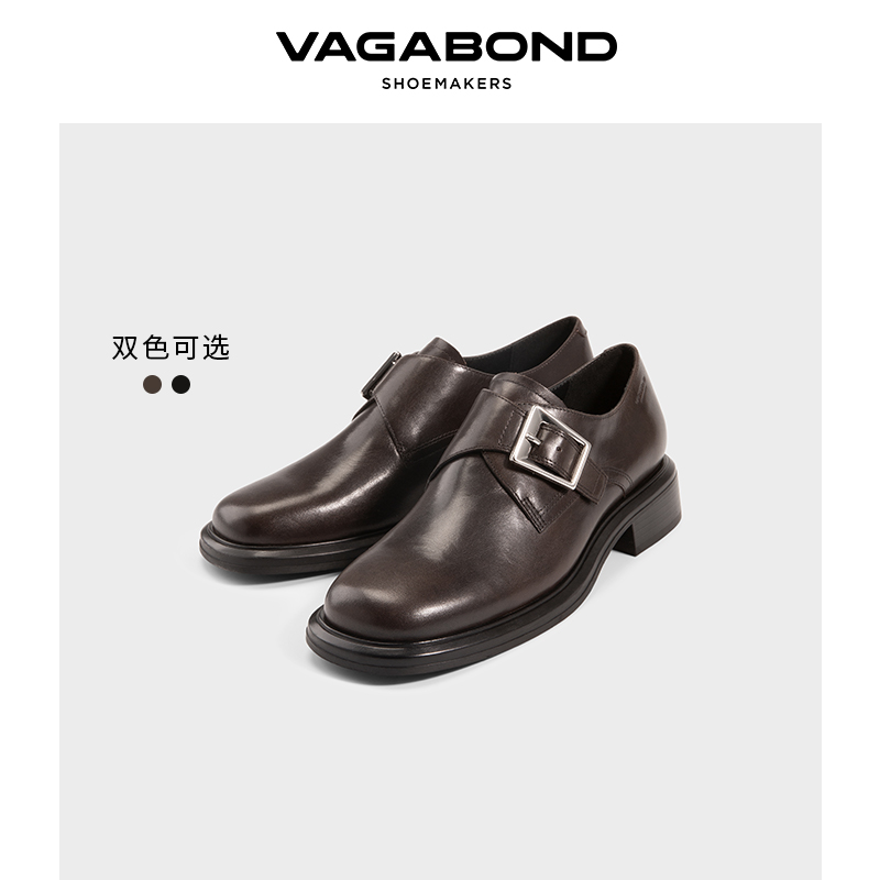 VagabondELLIS圆头低跟孟克鞋