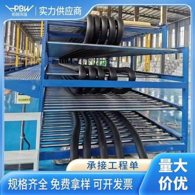 现货橡塑nbr海绵发泡管b2级阻燃橡塑管壳铝箔光面橡塑管