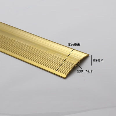 加厚全铜万圆能扣门槛铜压条收边条过门条铜门扣条木地板压条6公