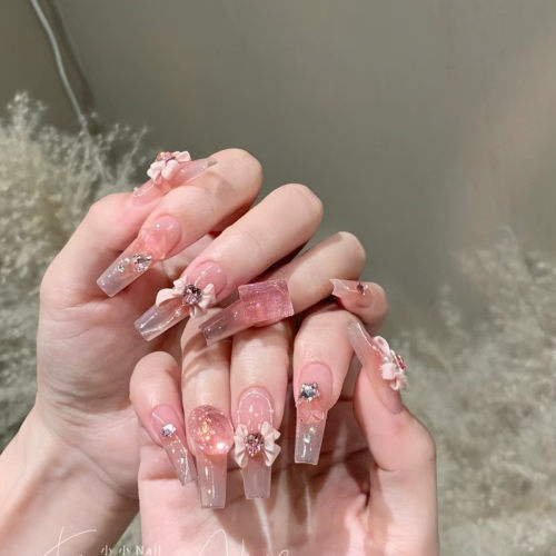 美甲纯手工指甲穿戴贴片
