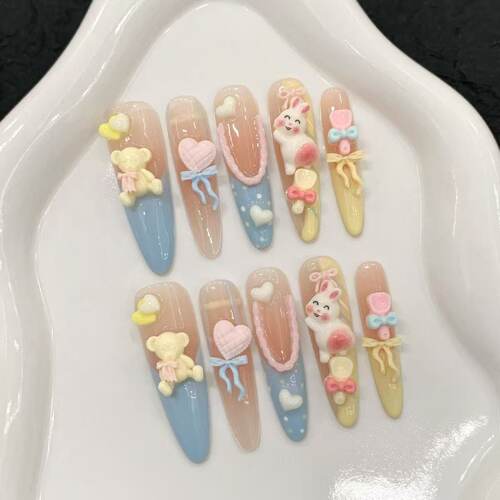 春夏新款软萌立体兔子穿
