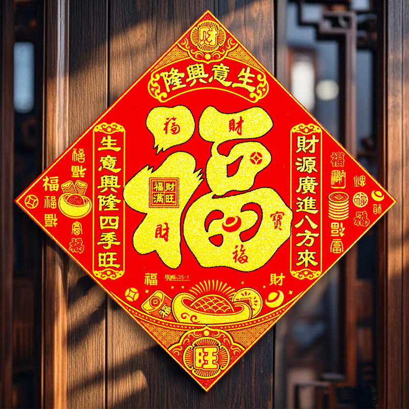 全背胶福字贴绒布门福春节福字大全乔迁入户门贴客厅大门新年福贴,节庆用品/礼品,福字/窗花/窗贴,淘宝优惠券,粉丝福利购,淘宝优惠卷