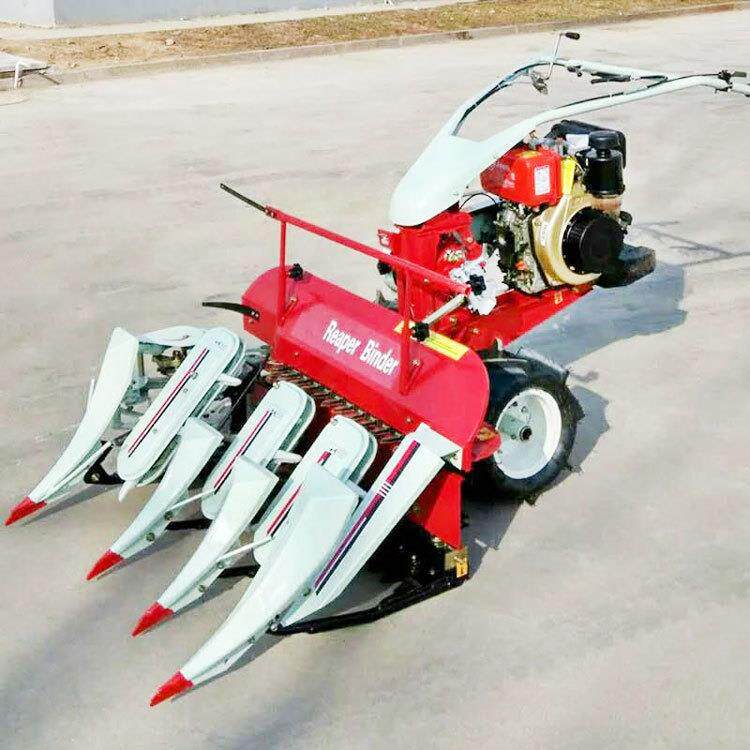 自走式新型小麦水稻割捆机汽柴油动力手推收割打捆一体机新款厂家