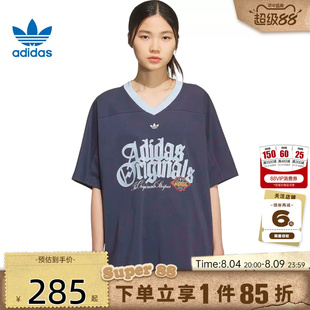 adidas阿迪达斯三叶草女子运动休闲短袖T恤KT3063