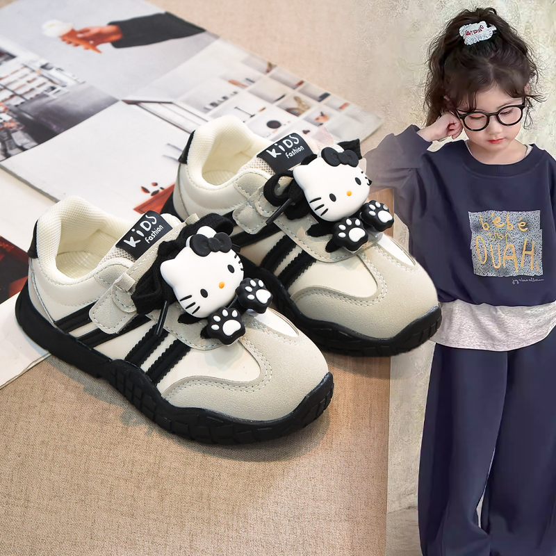 女童卡通可爱KT猫软底百搭阿甘鞋中大童女款2026春秋新款休闲鞋,童鞋/婴儿鞋/亲子鞋,运动鞋,淘宝优惠券,粉丝福利购,淘宝优惠卷
