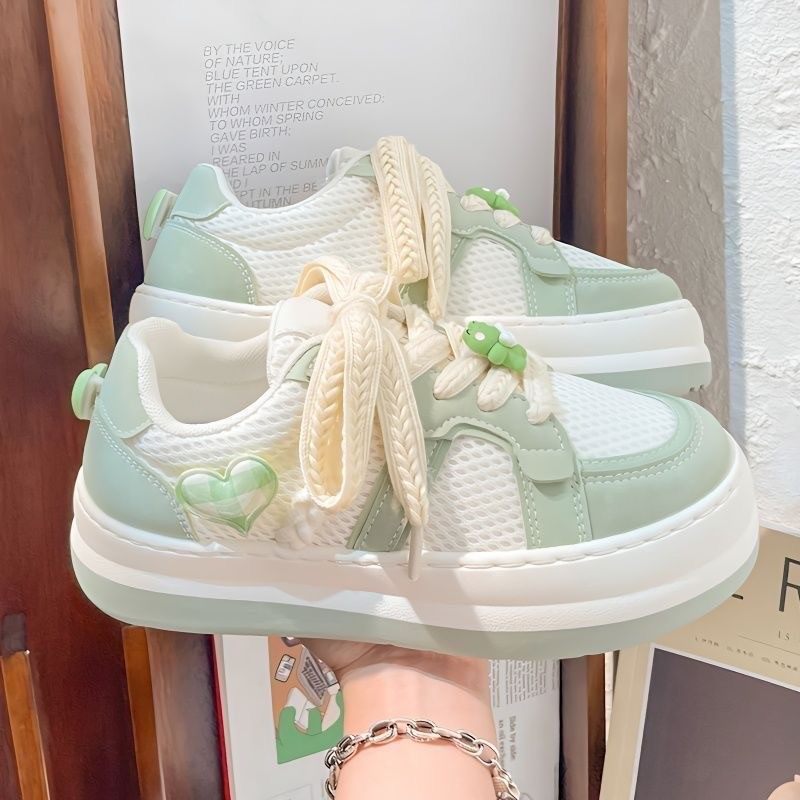 女童板鞋2026鞋子儿童网面透气中大童夏季韩版厚底休闲爆款运动鞋