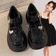 复古单鞋 女童小皮鞋 中大童亮皮jk法式 黑色公主演出鞋 2026春秋新款