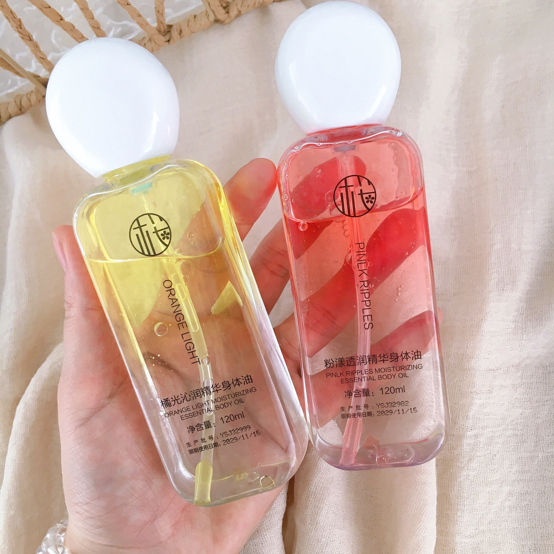 干糙肌悟了！以油养肤才是王道~樱素肌橘光精华身体油身体护理油