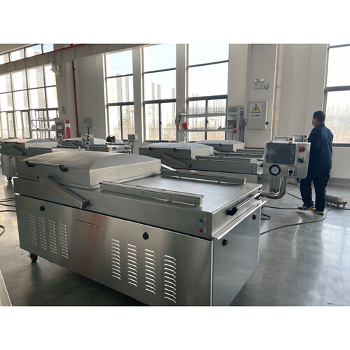 腾通包装机械自动起盖型大型双室真空包装机DZD-880/2SD