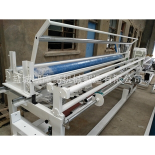厂家直销 3000型带自动对边直斜纹卷布机.南通叠石桥家纺城打卷机