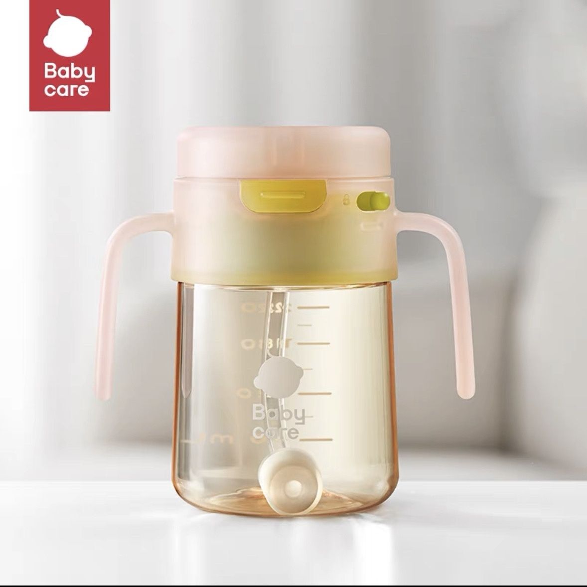 果冻学饮杯吸管杯babycare