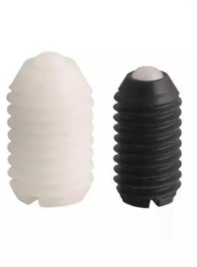 黑色波珠螺丝 BNMN6/8/10树脂球头全尼龙球头柱塞聚缩醛