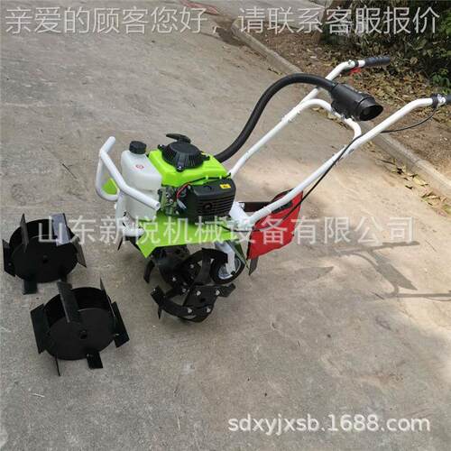 手推式松土旋耕机 手推式果园小型锄地机 轻便小型农用耕地机
