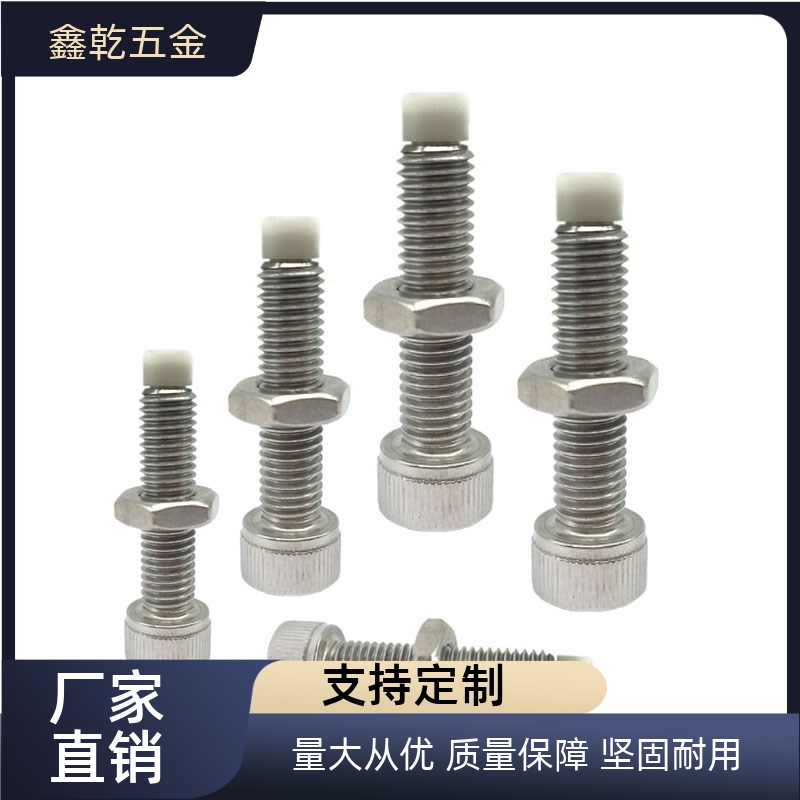 杯头内六角型带聚缩醛缓冲止动螺栓PSCB4-10 12 15 20TDB22不锈钢