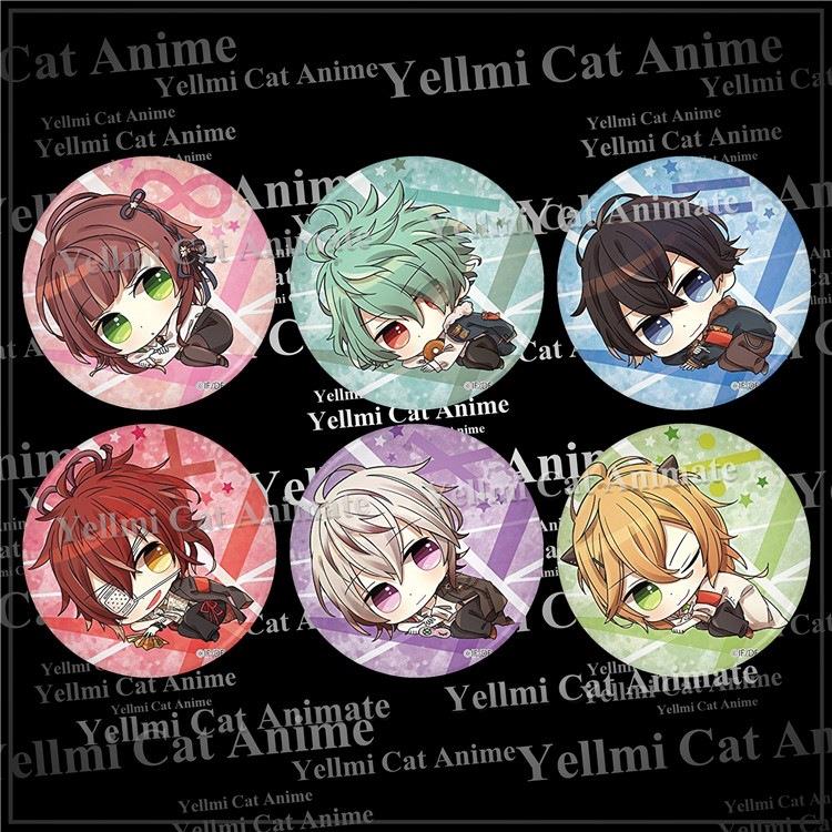 Collar×Malice项圈与恶意柳愛時白石景之徽章吧唧胸章挂件镜子B