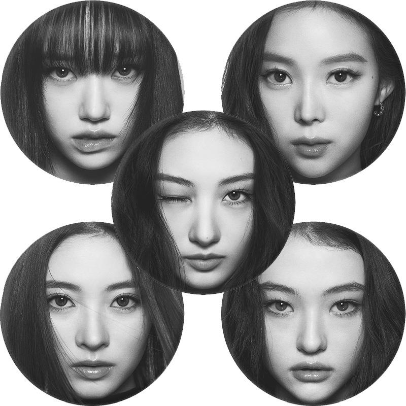 MEOVV公开画报照片徽章系列 马口铁 徽章 镜子钥匙扣 明星周边