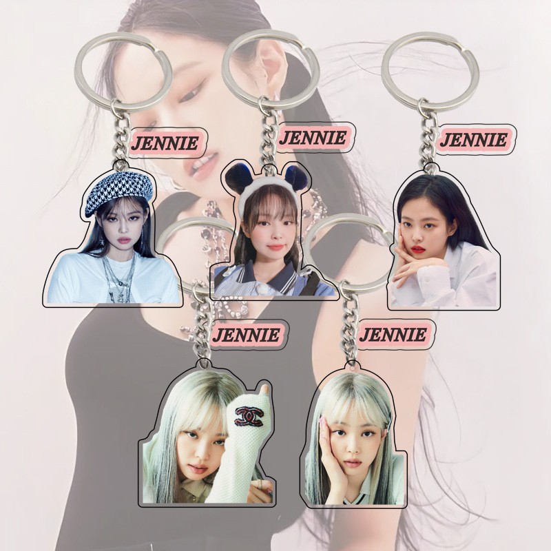 明星BLACKPINK女团风格LISA周边金智妮亚克力钥匙扣506