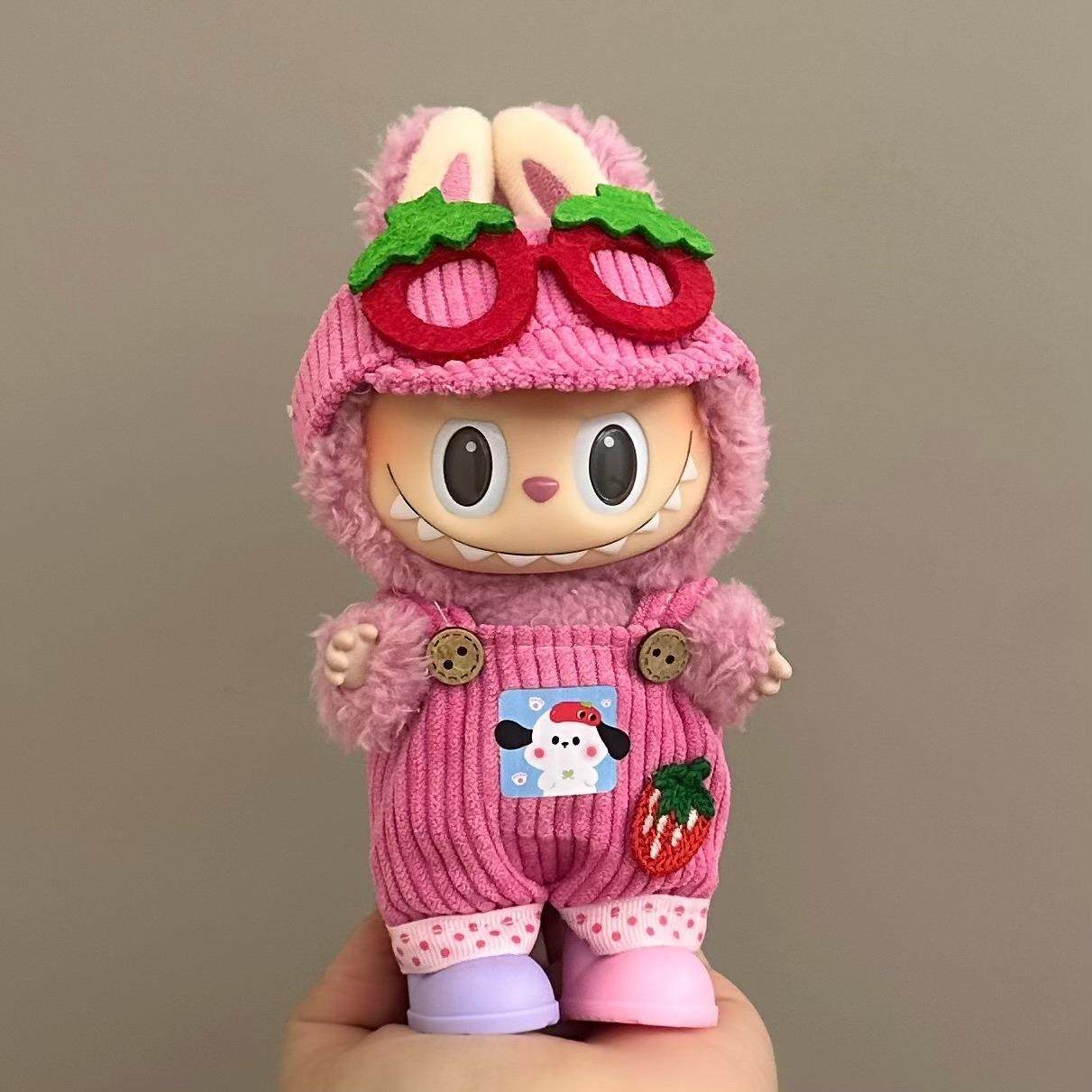 拉布布娃衣新款衣服17cm毛绒搪胶labubu坐坐派对一代二代着替套装,模玩/动漫/周边/娃圈三坑/桌游,棉花娃娃/毛绒玩具娃衣,淘宝优惠券,粉丝福利购,淘宝优惠卷