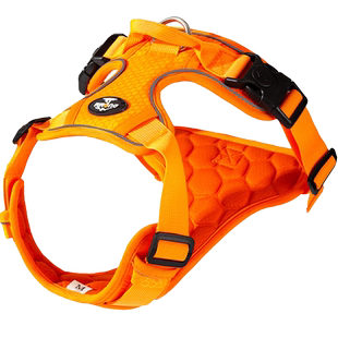 狗狗牵引绳防爆冲胸背带中型大型犬拉布拉多金毛大狗背心式遛狗绳