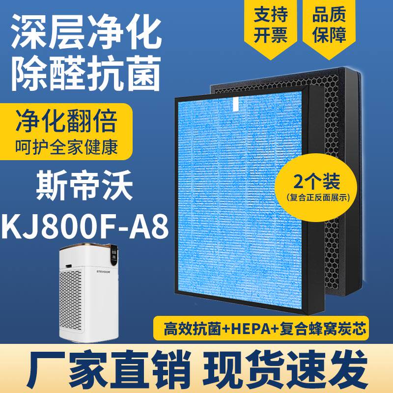 适配斯帝沃KJ800F-A8净化器滤网