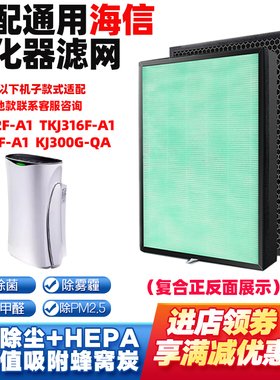 适配海信空气净化器滤网TKJ312F/316F/315F-A1KJ300G-QA除醛滤芯