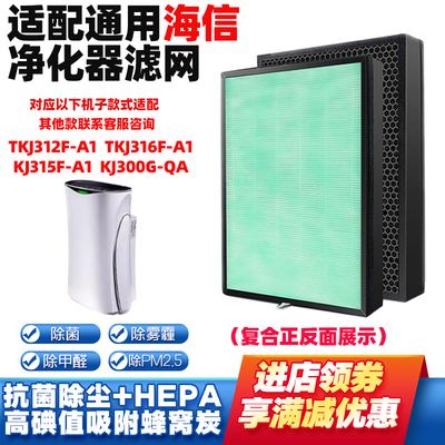 适配Hisense海信空气净化器滤网