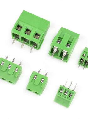 接线柱绿色KF128 3.81/5.0/5.08 MM 接线端子 可拼接 螺钉式 端子