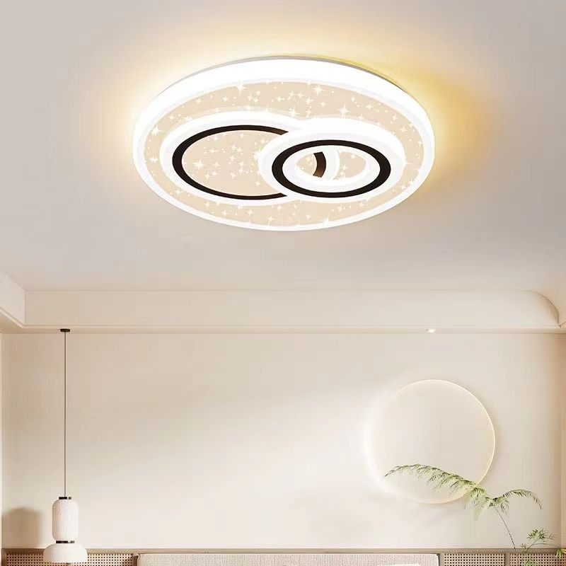 长方形节能客厅主灯照明吸顶灯家用三色变光卧室主卧led全屋灯