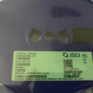 原装正品 BSS138 丝印SS SOT-23 N沟道 50V/0.22A 一盘3000个