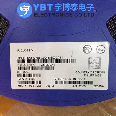 X5043S8IZ-2.7 SOP-8疯子INTERSI全新IC集成电路芯片监控器